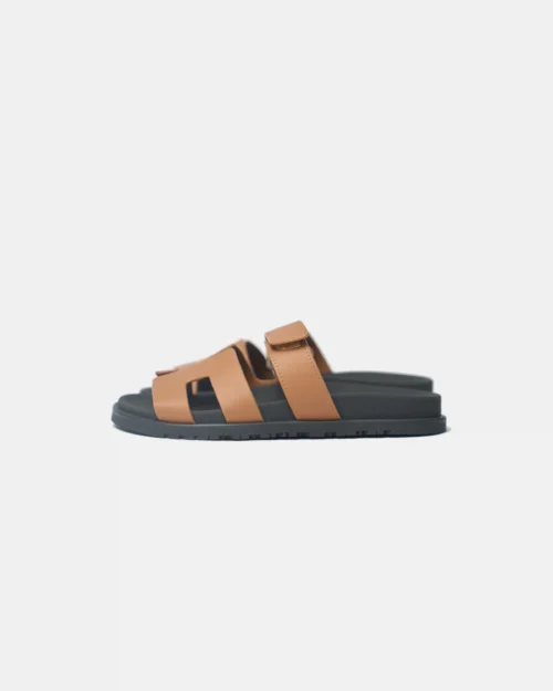 Hermès Chypre Naturel Calfskin Sandals Size 39