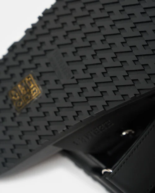 Hermes Chypre Black Calfskin Sandal