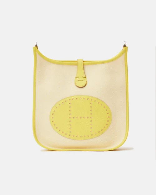 Hermès Evelyne 29 Ecru-Citron Lime PHW