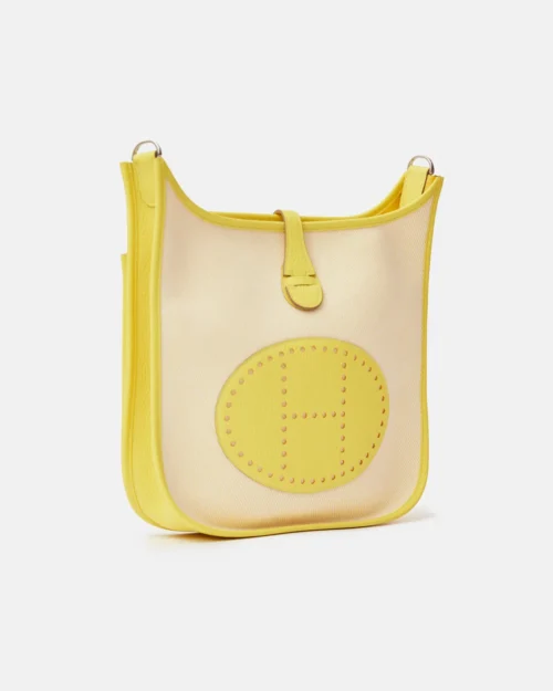 Hermès Evelyne 29 Ecru-Citron Lime PHW