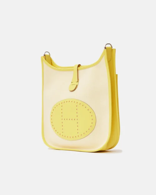 Hermès Evelyne 29 Ecru-Citron Lime PHW