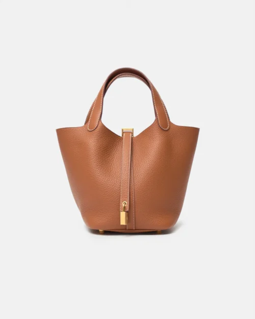 Hermès Picotin 18 Gold Clemence GHW