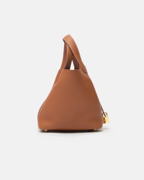 Hermès Picotin 18 Gold Clemence GHW