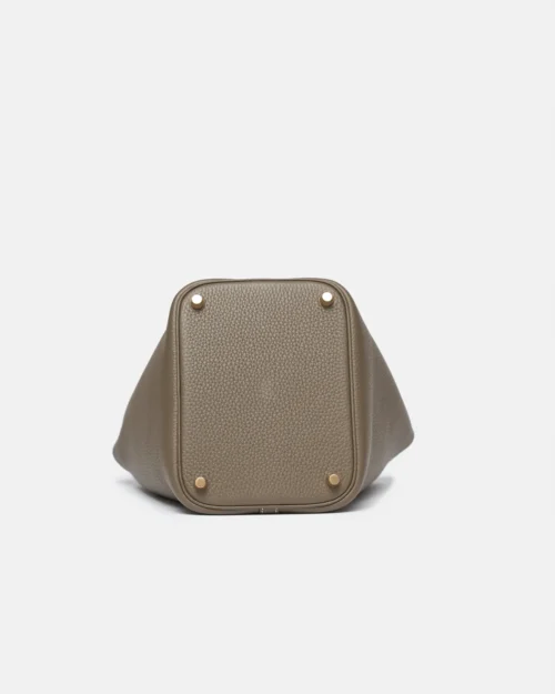 Hermès Picotin 18 Etoupe Clemence GHW